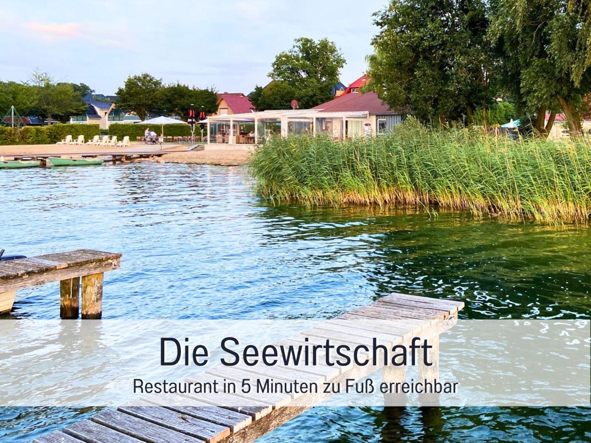 Strandhaus Mathea - Ruhige Lage Direkt Am Fleesensee - Parkplatz, Kamin, Sauna - Familienfreundlich Unter Göhren エクステリア 写真